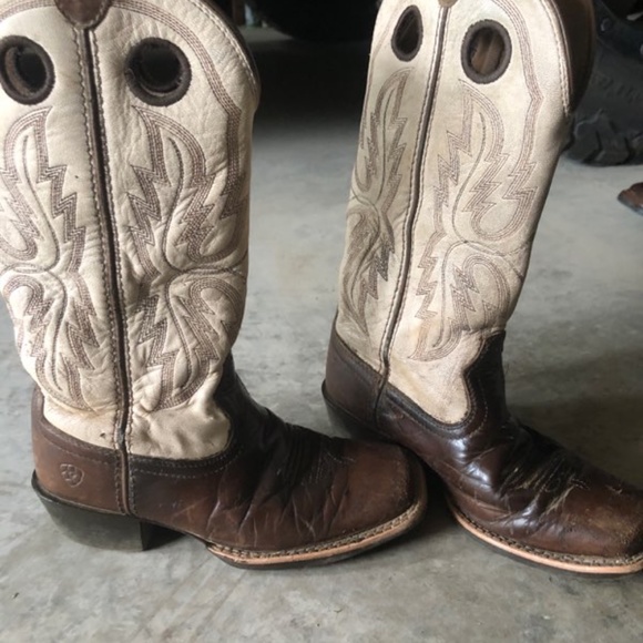 Macy Bean, Ariat and Roper kids cowboy boots - Picture 3 of 6